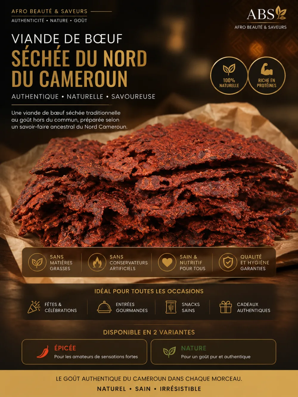 Kilichi — Viande de bœuf séchée
